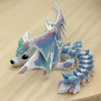 Kristallwolfsdrache - Nebellicht